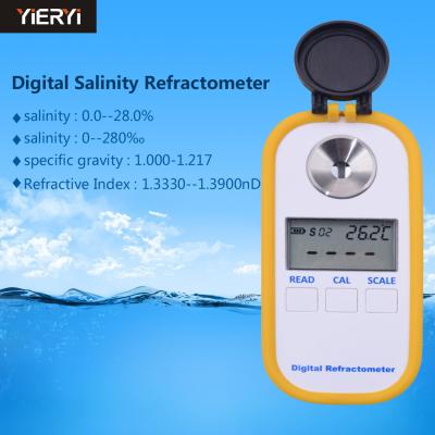 China Digitale Vertoningsbrix Schaalrefractometer/van de Salinometermeting Hulpmiddel voor Aquariumzeewater Te koop