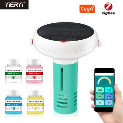 China Solar Charging PH Meter With Tuya Zigbee APP Control / 0-14 PH Range for sale