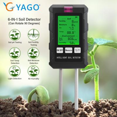 China All-in-One Soil Testing Device: Accurate 6-in-1 Meter for Healthy Plants & Optimal Growth zu verkaufen