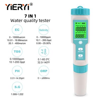 China Aquarium Swimming Pool ORP Salinity Digital PH Meter for sale