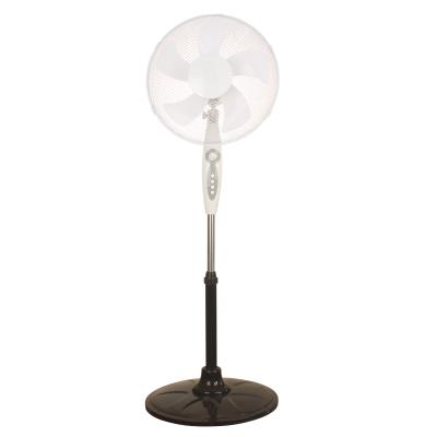 China 2021 Hotel Competitive Price 16 Inch 220V Electric Standing Fan With Plastic Pedestal Floor Stand Fan for sale