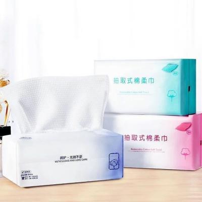 China Beauty Salon Disposable Cotton Factory Customized Wholesale Special Disposable Face Towel for sale