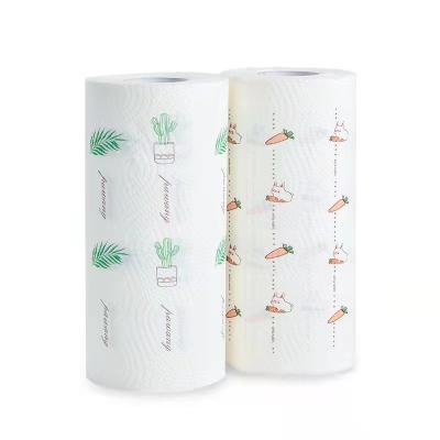 China Virgin Wood Pulps Real China Manufacturer Low Price Kitchen Cloth Roll Cleaner Paper Towel for sale