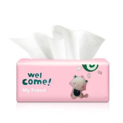 China Experienced Manufacturer Custom Logo Ultra Soft Recycled Facial Tissue Paper for sale