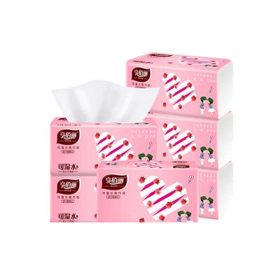 China Sweet and sweet; No fluorescent; Easy To Mix Into The Water Custom Outstanding Quality Logo Hot Selling Facial Toilet Paper Tissue Paper Packaging for sale