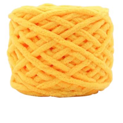 China Chunky Chenille Blanket Yarn Chenille Abrasion-Resistant Yarn Bulky Arm Knit Blanket 100% Polyester Chenille Hand Knit Baby Yarn for sale