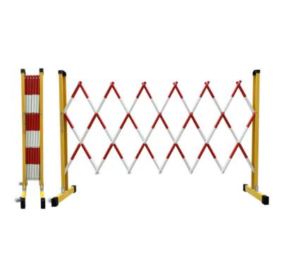 China FRP Folding Folding Crowd Control Telescopic Demountable Barrier Telescopic Guardrail 2.5*1.2M for sale