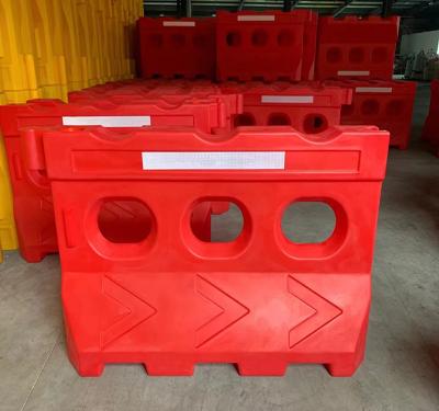 China Three-hole Blow Isolation Pier Municipal Construction Traffic Facilities Retractable Plastic Barrier for sale