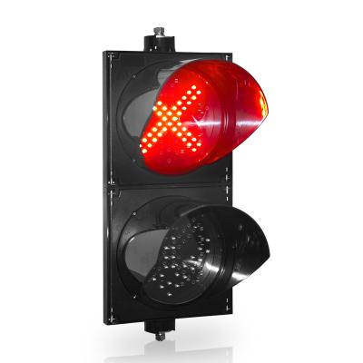 China High Quality Wholesale High Visible 8 Inch Red Cross Green Arrow Led Traffic Lights Light for sale