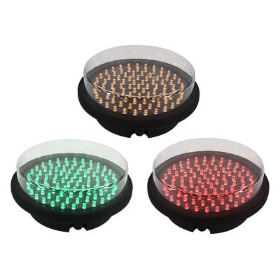 China Led High Visible Traffic Lights Lighting Diameter 200mm Red Yellow Green Led Traffic Lights Light for sale