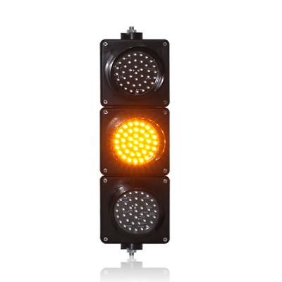 China DC12V LED High Visible Lamp 100mm Red Yellow Green Traffic Lights For School Teaching Traffic Lights Light for sale