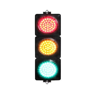 China High Visible High Quality DC24V PC Customized 100mm Red Yellow Green Traffic Lights Light for sale