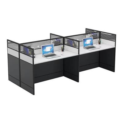 China Modern Simple Modern Staff Office Screen And Chair Combination Desk Table for sale