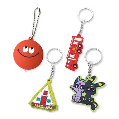 China Custom Gift Soft PVC 3d Key Chain Key Chain Soft Rubber Keychains Made For Sales for sale