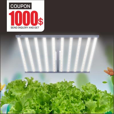 China Seed Starting Adjustable 2021 White Spider Full Spectrum 10 Bars Led Grow Light For Herbal Herbs Commercial Hobbyist Home Cultivation for sale