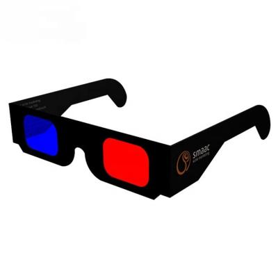 China 3D Movie/3D Glass 3D Movie/3D Games Anaglyph 3D Glass Universal Sight Watching Paper Anaglyph 3D Glass Red/Blue For Movie Video for sale