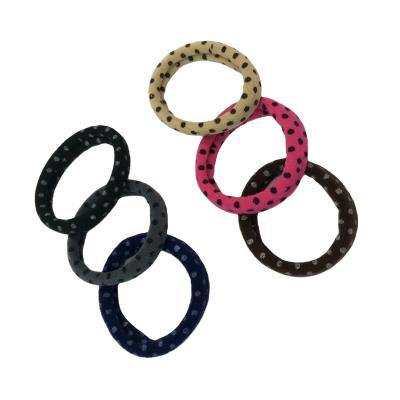 China 30pcs/box 5cm new factory fashionable wholesal hair band custom hair tie design printed towel ring towel ring girl hair ring rope for sale