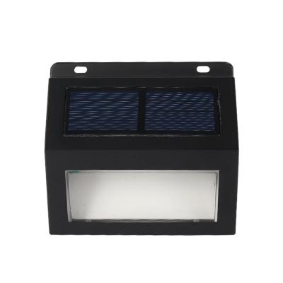 China Aniti-UV LED Wall Light Wall Mount Modern Outdoor Home Waterproof Fence Deck Garden Lamp Led Solar Wall Light for sale