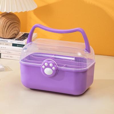 China Modern Wholesale art students toolbox storage box multi-layer large student sketching supplies painting materials painting tools for sale