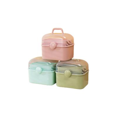 China Sustainable plastic portable box Medicine Box plastic storage box medicine layers for sale