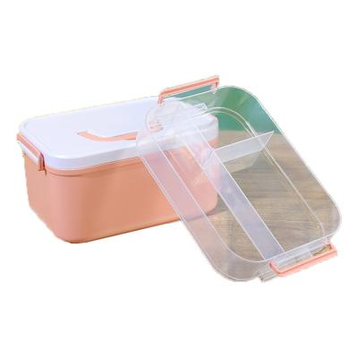 China Sustainable travel first kit medicine organizer kit Medicine Box plastic storage box medicine layers for sale