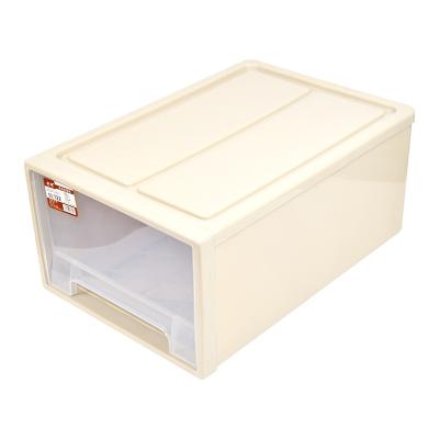 China Sustainable 2023 single drawer can Stack-able several drawers  together high quality for life sundries plastic storage container box for sale