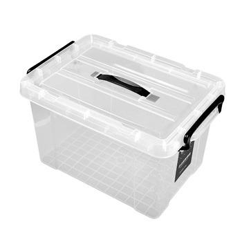 China Sustainable Large capacity transparent save home space home sundries high quality plastic storage box for sale