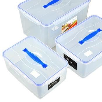 China Freshness Preservation Large capacity  safe material  refrigerator  kitchen plastic storage  box with lid fruit fresh  keeper plastic food storage  box for sale