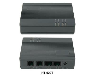 China 2 FXS voip adapter t 38 gateway HT-922T codec VOIP GOIP Gateway HT-922T for sale