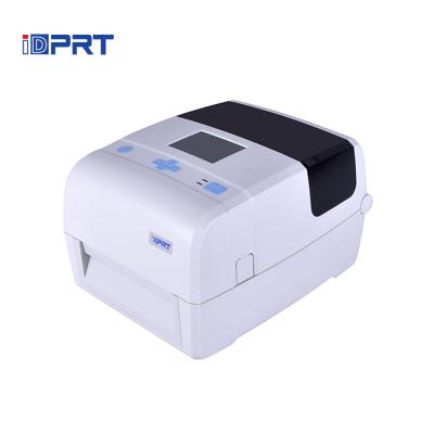 China iT4E Black and White Thermal Transfer Barcode Label Printer Healthcare 300M Ribbon 2.4inch LCD Desktop IDPRT for sale