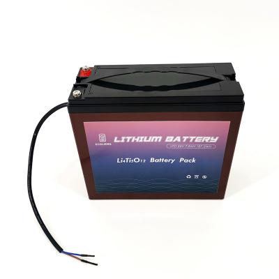 China ECOLTO-T2407 LTO Battery Pack 24V 7.8Ah Lithium Titanate LTO Battery for sale