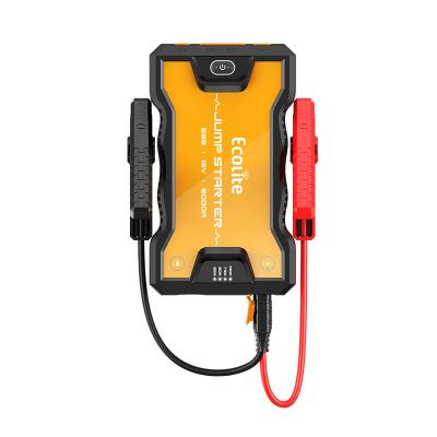 Chine ECOLTO Portable Lithium Ion Jump Starter Camions Navires Batterie automobile Débutant de saut à vendre