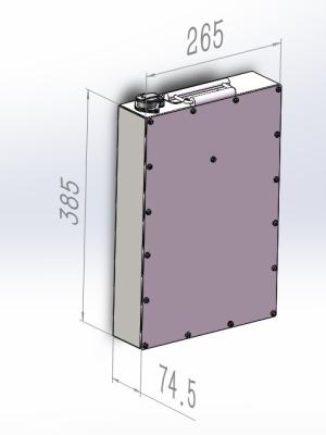 China Ecolite 50,4 V 38,4 Ah Lithium Nickel Mangan Kobalt Oxid Batteriepaket für Schneemobil zu verkaufen