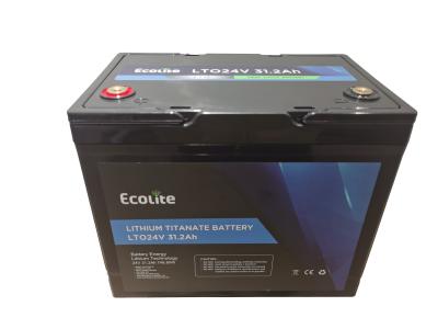 China Longlife Safety Fast Charging Lithium Ion LTO 24V 31.2Ah Lithium Titanate Battery Pack for sale