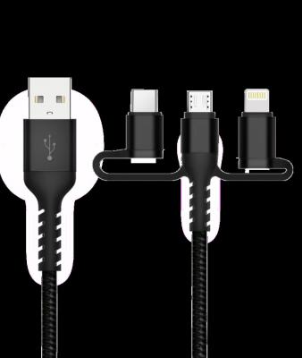 China 3 Fast Charging Led Light In 1 Custom One 3-In-1 20W Nylon Fast Charging Plug And Usb UK Cable For Iphone 13 Pro Max for sale