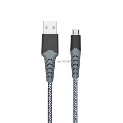 China MP3/MP4 Player 2A 1m Wholesale Nylon Braided USB A to Type-C Data Cable for Android Huawei for sale