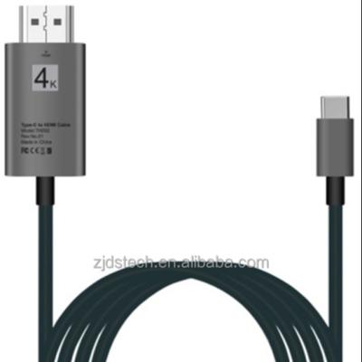 China Charging + Data Sending TV Smart Connection For Phone To HDMI Cable USB Type-C Type-C To HDMI Cable 4K 60Hz To HDMI Cable for sale