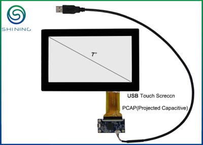 China 7-Zoll-PCAP-Touchpanel-Bildschirm mit ILITEK ILI2511 USB-Controller für 800x480-Pixel-Display zu verkaufen