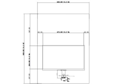 China El espejo de vidrio de la pantalla táctil de 21,5 pulgadas proyectó capacitivo para el dispositivo del Smart Home en venta