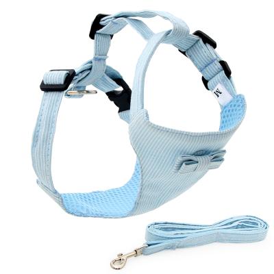 China Butterfly Stocked Cat Harness Set Breathable Escape Proof Safe and Leash Kitten Vest Harnesses Adjustable for Cat Walking for sale