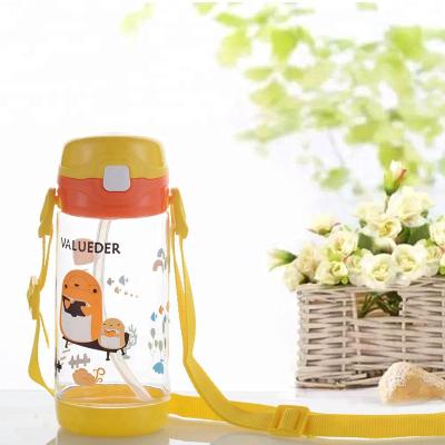 China BPA Free Hot Sale Kids Plastic Water Bottle with Handle and Belt, 300ml, Tritan for sale