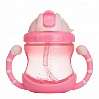 China BPA Free Eco Friendly Infant Sippy Cup Baby Sipper Bottles for sale