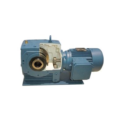 China S Series Concrete Worm Gearbox Reduction Worm Gear Unloader Factory Goldgun Mortar Helical Gear Box for sale