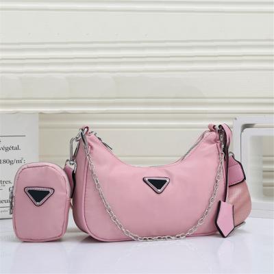 China Luxury polyester brand logo bag designer One-shoulder bag is a hot seller designer purses for women for sale