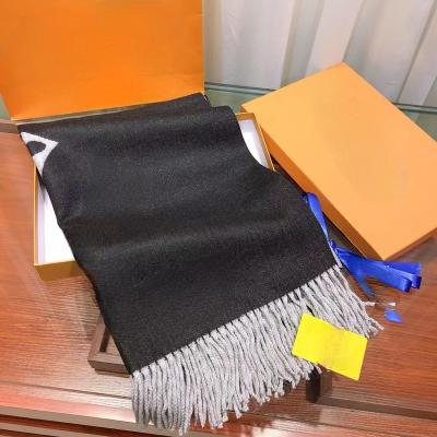 China Fashion Wholesale Custom Neck Scarves Shawl Blanket Winter Luxury Scarves For Women Designer Brand Tassel Cashmere Wool Scarf for sale