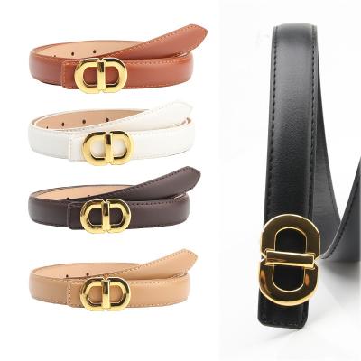 China Cheap Dress Women's Fashion Belt Buckle Alloy Belt Designer Luxury Leather Women's Belt for sale