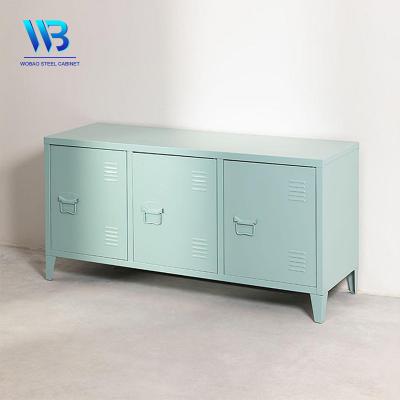 China Modern Contemporary Modern Tv Stands Living Room Furniture Steel Cabinet Storage Sideboard With Feet for sale