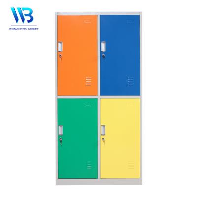 China Filing cabinet collect 4 locker steel bathroom lockers cabinets with factory price for sale