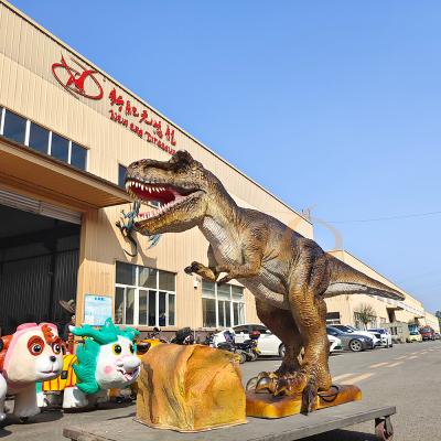 China Simulated Lifelike Animated Dinosaur Animatronic Model For Dinosaur Park for sale