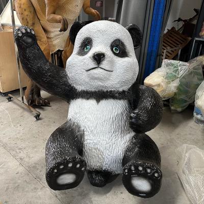 China Lifelike Animatronic Animal / Animatronic Panda Model For Theme Park for sale